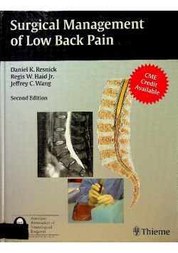 Surgical Management of Low Back Pain