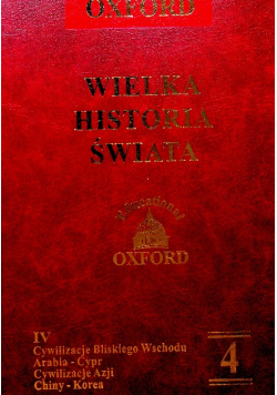 Oxford Wielka Historia Świata tom 4