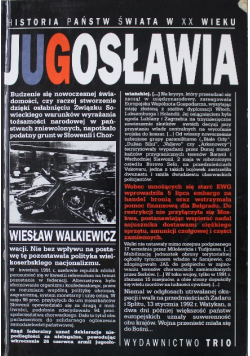 Historia państw świata w XX wieku Jugosławia