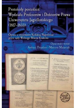 Protokoły posiedzeń Wydziału Profesorów...