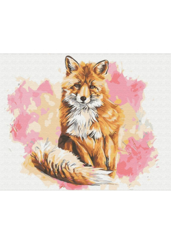 Malowanie po numerach - Piękna Lisica 40x50cm