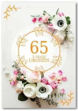 Kartka okolicznościowa Urodziny 65