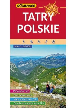 Mapa turystyczna - Tatry Polskie 1:30 000 w.2022