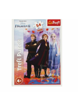Puzzle 54 mini W świecie Anny i Elsy 3 TREFL
