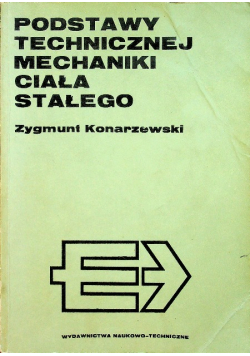 Podstawy technicznej mechaniki ciała stałego