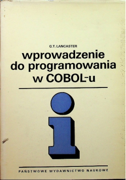 Wprowadzenie do programowania w COBOLu