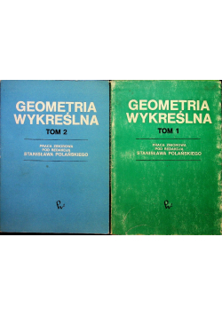 Geometria wykreślna Tom 1 i 2