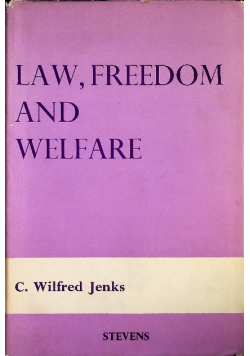Law Freedom and Welfare