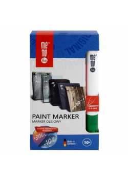 Marker olejny 2-4mm zielony (10szt) MemoBe