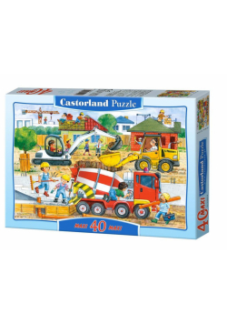 Puzzle 40 maxi - Na budowie CASTOR