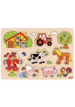 Puzzle z uchwytami Farma