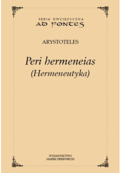 Peri hermeneias (Hermeneutyka)