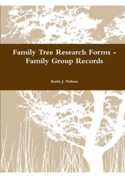 Family Tree Research Forms - Family Group Records