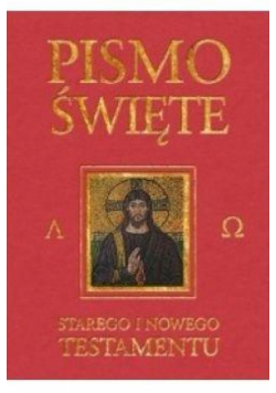 Pismo Święte ST i NT bordo - skorowidz