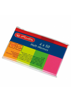 Karteczki indeksujące SP 4x50K neon