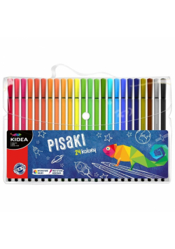 Pisaki w etui 24 kolory KIDEA