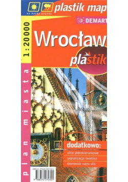 Wrocław - laminowany plan miasta 1:20 000
