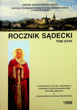 Rocznik sądecki Tom XXVII