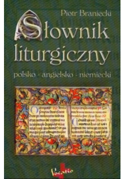 Słownik liturgiczny polsko - angielsko - niemiecki