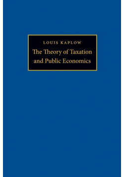 The Theory of Taxation and Public Economics