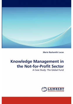 Knowledge Management in the Not-for-Profit Sector