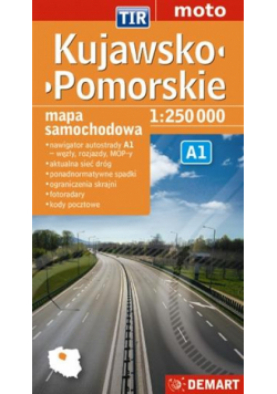 Kujawsko-Pomorskie dla zawodowców TIR mapa sam...
