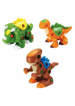 Rozkręcony dino, różne rodzaje