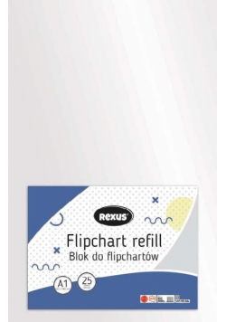 Wkład do flipchartu A1/25 arkuszy gładki