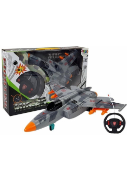 Samolot R/C 26cm szary