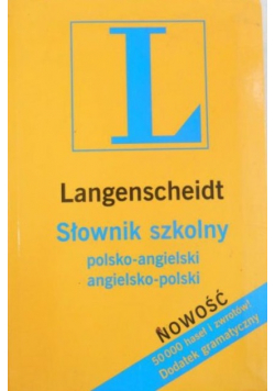 Słownik szkolny polsko - angielski angielsko - polski
