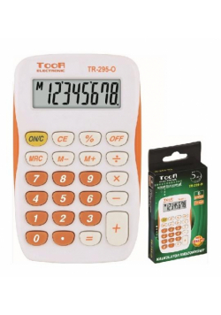 Kalkulator kieszonkowy 8-pozycyjny TR-295-O TOOR