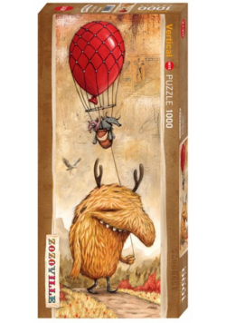 Puzzle 1000 Czerwony Balon, Zozoville