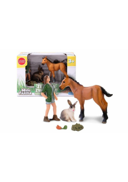 Zestaw Farma - rolnik i koń