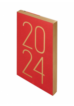 Kal 2024 Art A5 DNS czerwony
