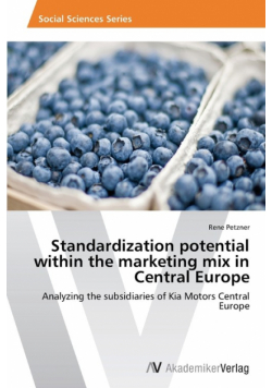 Standardization potential within the marketing mix in Central Europe