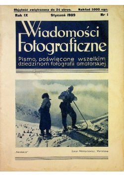 Wiadomości Fotograficzne 1939 r