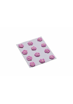 Kwiatki dekoracyjne 18mm jasny różowy 12szt