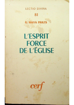 Lesprit force de lEglise