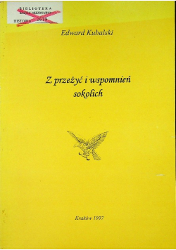 Z przeżyć i wspomnień sokolich