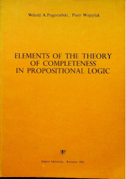 Elements of the Theory of Completeness in Propositional Logic