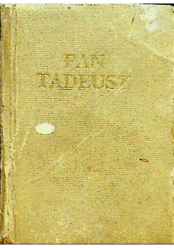 Pan Tadeusz Miniatura Reprint z 1834 r.