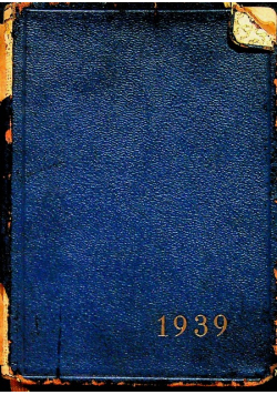 Kalendarz vademecum roche 1939 r.