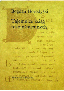 Tajemnice ksiąg rękopiśmiennych