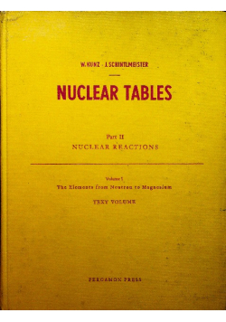 Nuclear Tables Part II