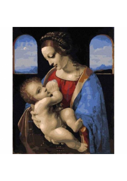 Malowanie po numerach - Madonna Litta 40x50cm