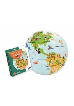 Globus 30 cm - Małe Zwierzęta Natury, piłka