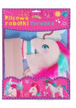Filcowe Robótki - torebka Jednorożec STnux