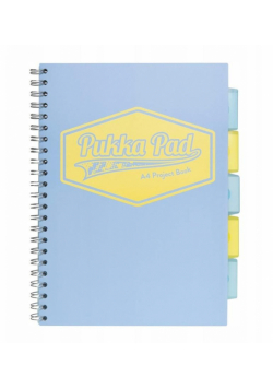 Project Book Pastel A4 kratka niebieski(3szt)PUKKA
