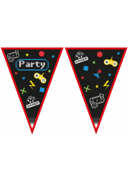 Banner Gaming Party flagi 230cm