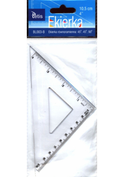 Ekierka równoramienna 10,5 cm